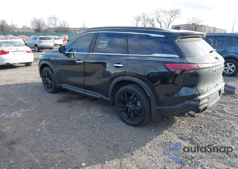 2025 Infiniti Qx60 Luxe Awd z USA, uszkodzony, nr VIN 5N1AL1FS4SC356121